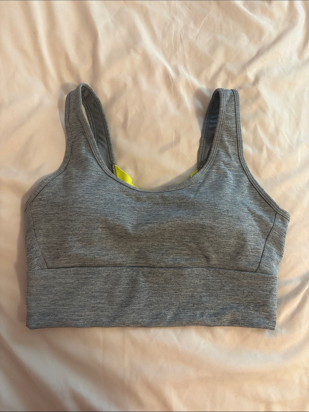 Women’s Gray Zyia Sports Bra - Comfort Support